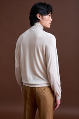 Off White Cashmere & Silk Telford Turtleneck Sweater - View 1