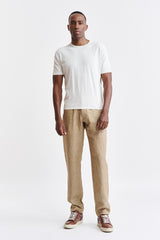 White Cotton Penryn Knitted Tee