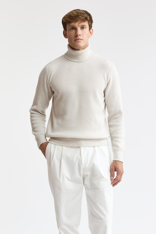 Pull À Col Roulé En Cachemire Off-white Rochester