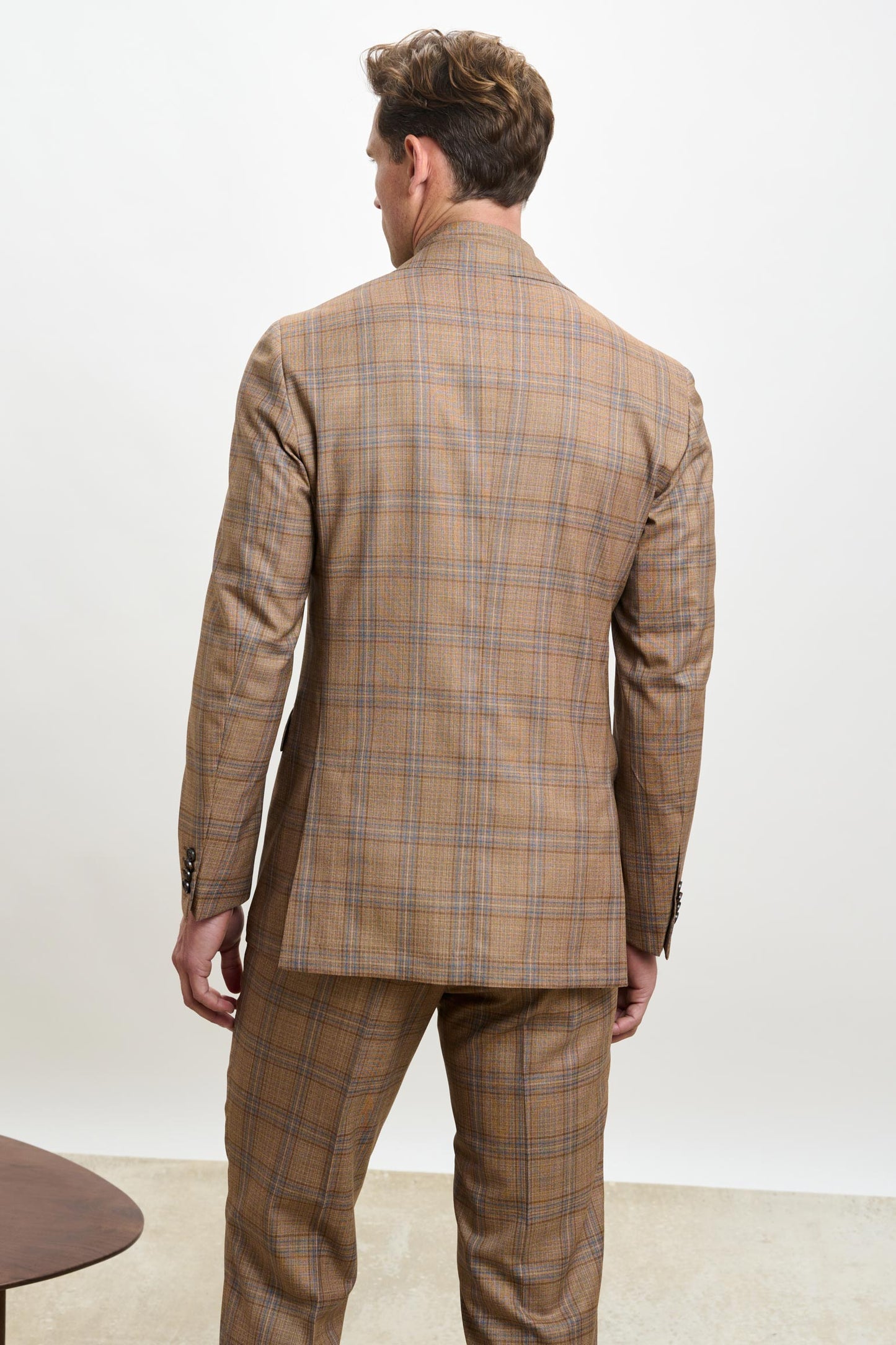 Stanfield Jacket Crossover Check Rust - View 4