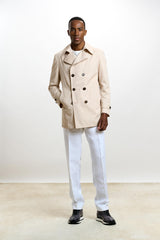 Nelson Cotton Tech Peacoat Beige - View 2