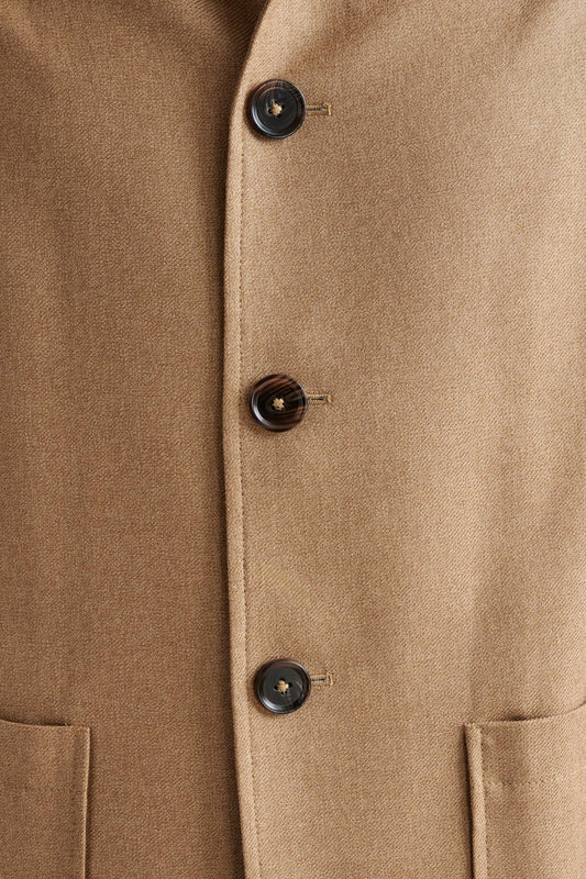 Camel Wool Harmony Troy Jacket - View Four