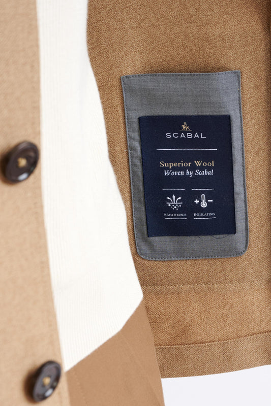 Camel Wool Harmony Troy Jacket - View Five