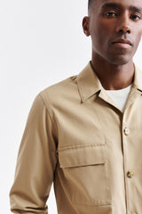 Chaqueta De Algodón Marrón Claro Plymouth Cashmere Cotton