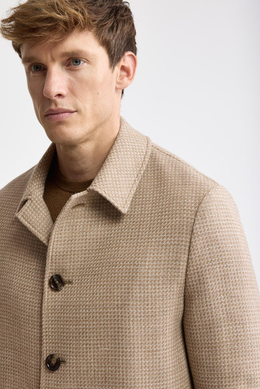 Veste Troy Mistral en laine 100 % beige clair