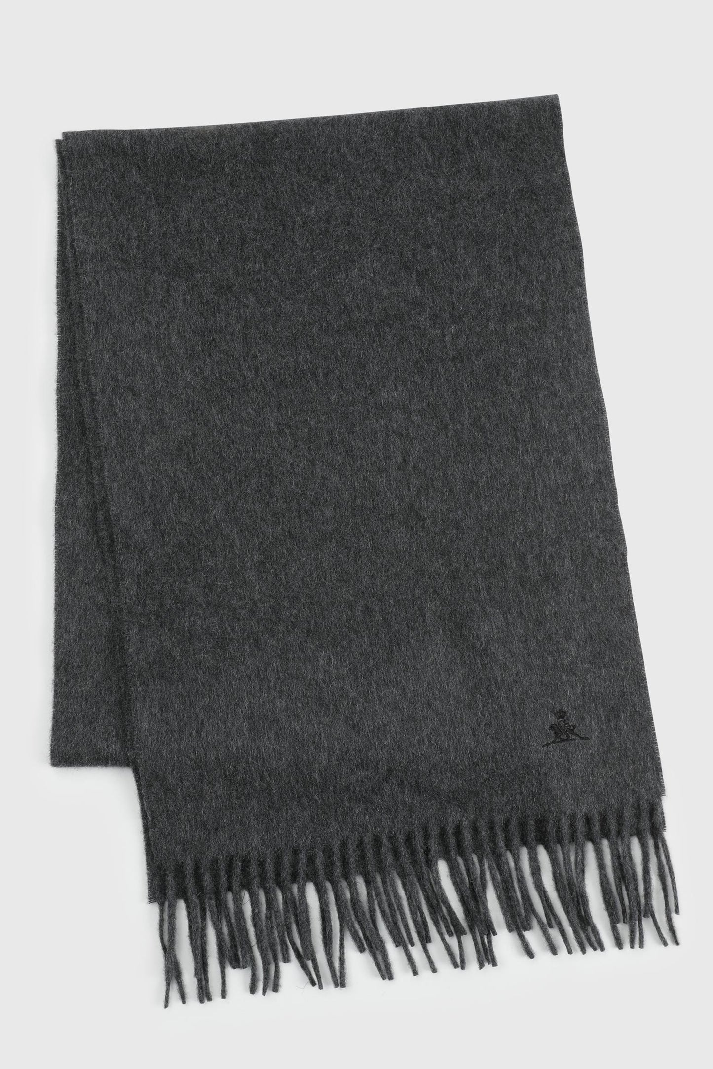 100% Pure Cashmere Scarf Grey - View 1