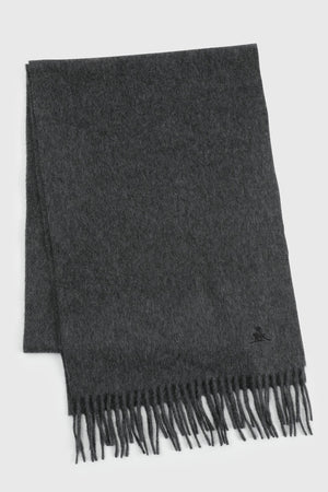 100% Pure Cashmere Scarf Grey - View 1