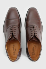 Scabal Brown Oxford Light Shoes - Image 2