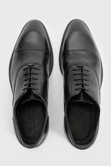 Scabal Black Oxford Light Shoe - Image 1