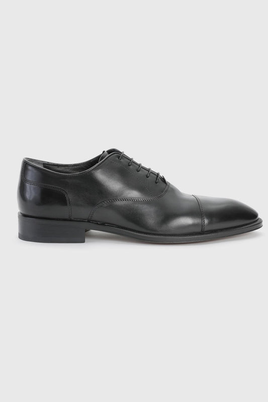 Scabal Black Oxford Light Shoe - Image 3