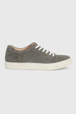 Grey Suede Calfskin Trainer - Image 3