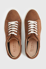 Tobacco Suede Calfskin Trainer - Image 1