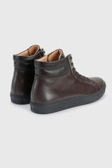 Brown Calfskin High Trainer - Image 2