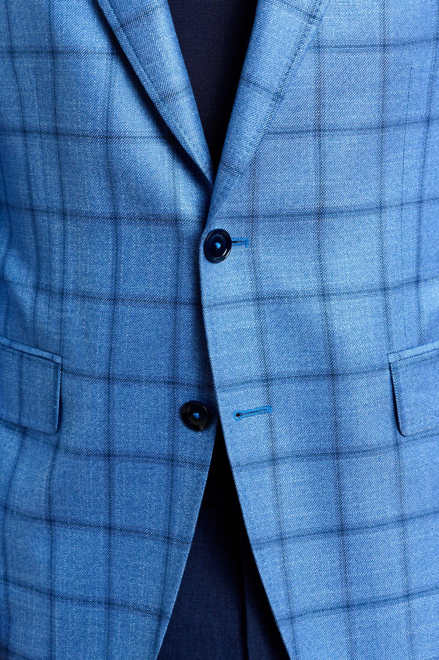 Soho Jacket Taormina Check Light Blue