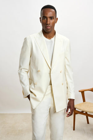 Kenton Jacket Summer Cashmere Offwhite - View 3