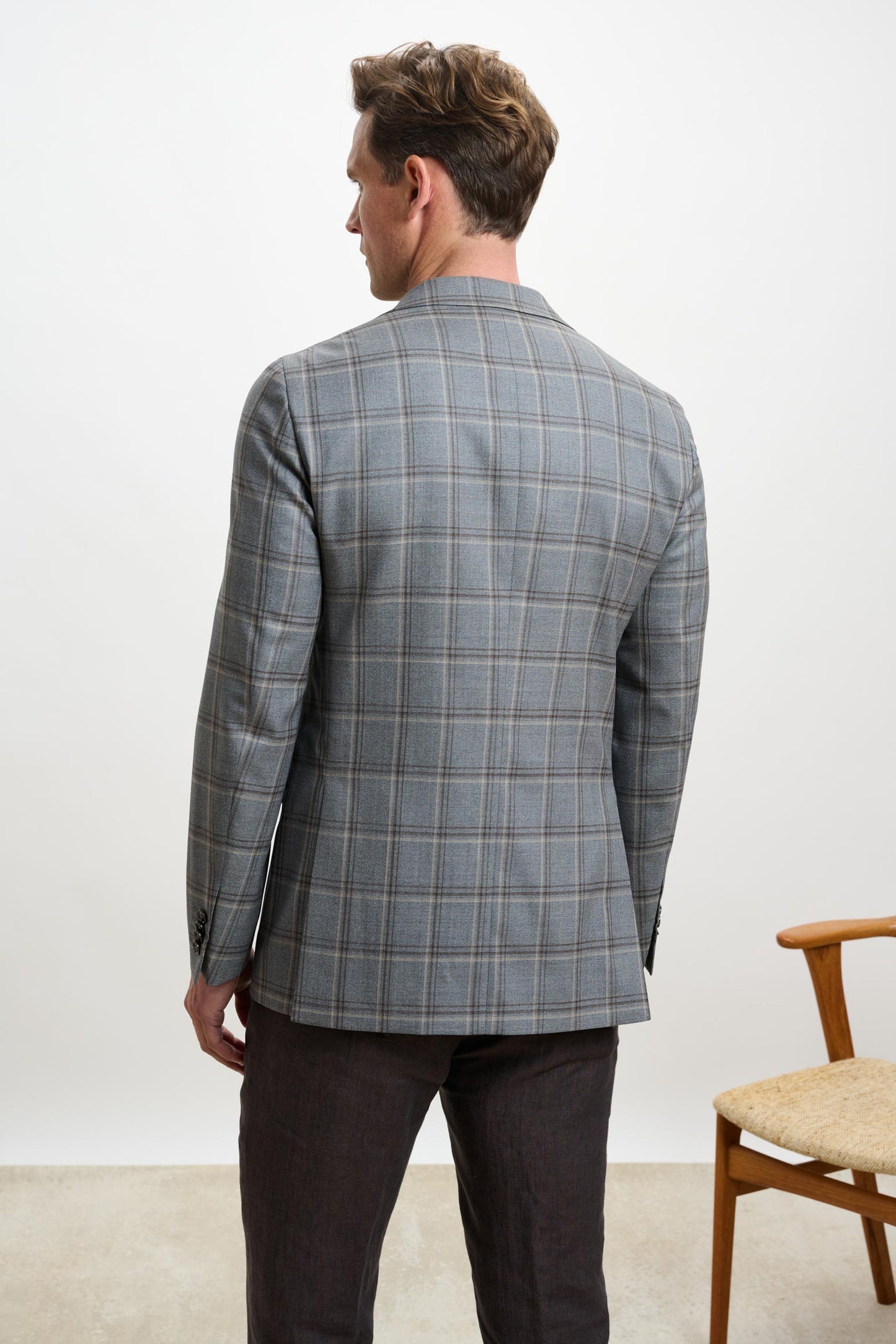 Kenton Jacket Mosaic Dark Grey - View 8