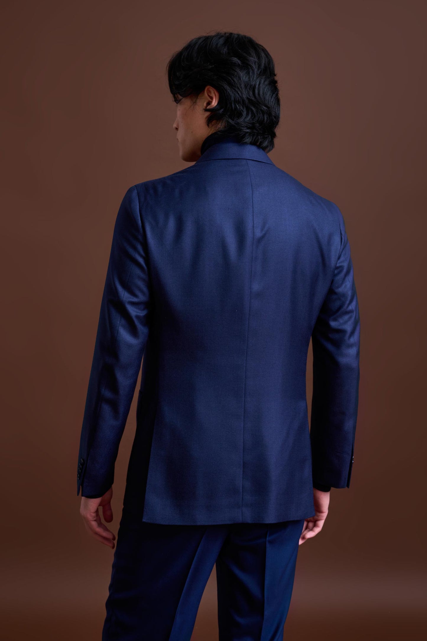 Blue 100% Cashmere Kenton Jacket St Moritz - View 7