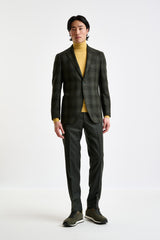 Check Wool & Cashmere Kenton Jacket Escape - View 1