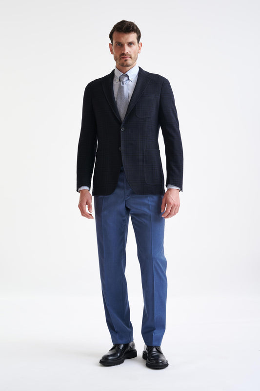 Black Wool Kenton Jacket Amalfi Trend - View Three