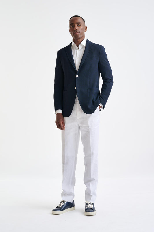 Navy Wool Kenton Jacket Connect - View Two