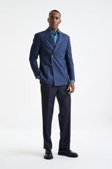 Blue 100% Wool Kenton Jacket Rhapsody - View Two