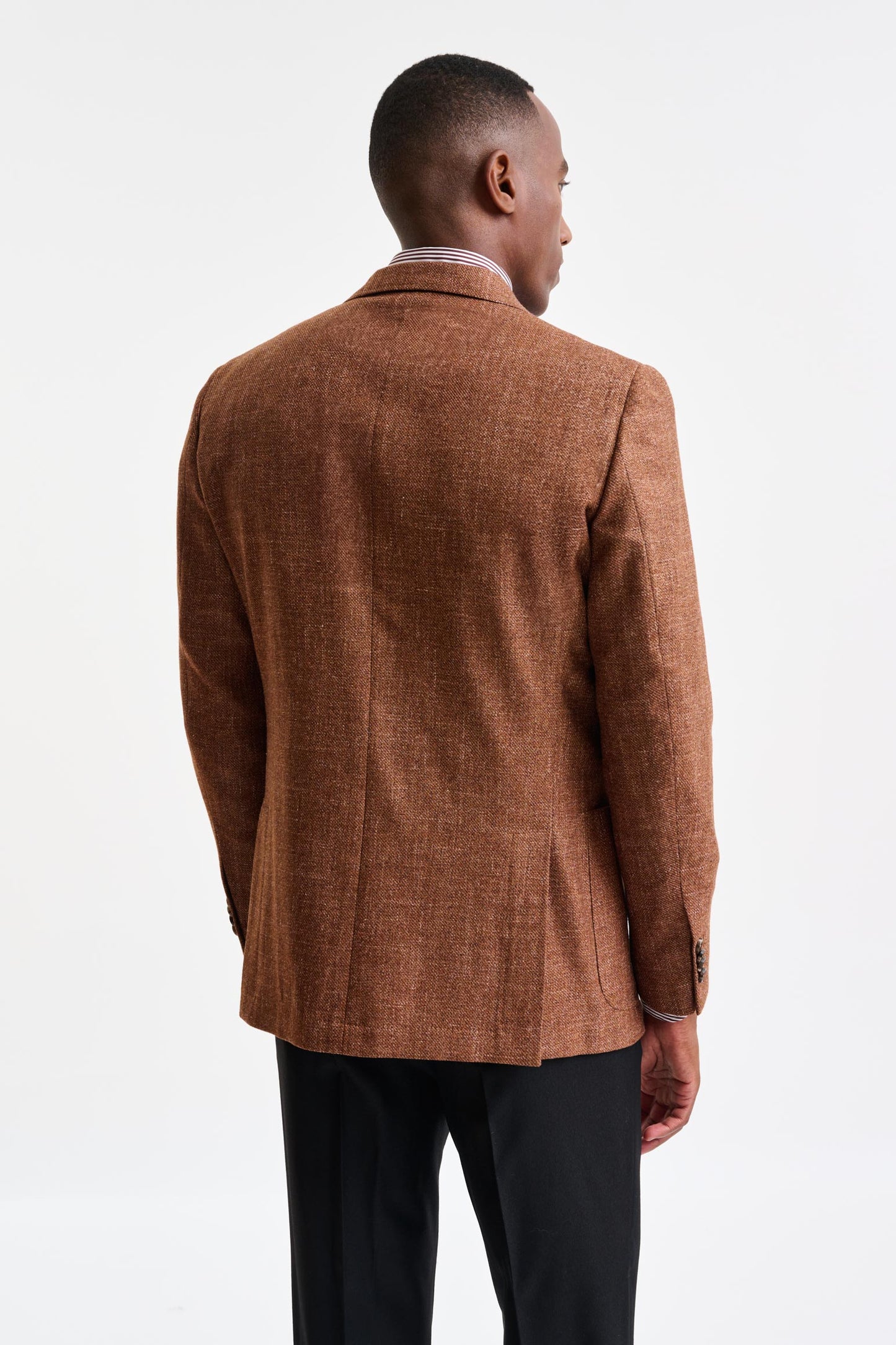 Brown Wool & Silk Soho Jacket Trend - Image 6