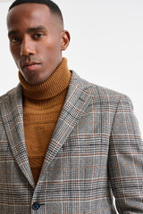 Black Wool & Cashmere Kenton Jacket Autumn Leaves - Image 3