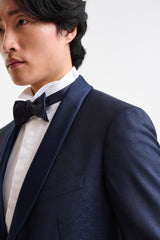 Dark Blue Wool Super 100's Soho Tuxedo Freestyle - Image 3