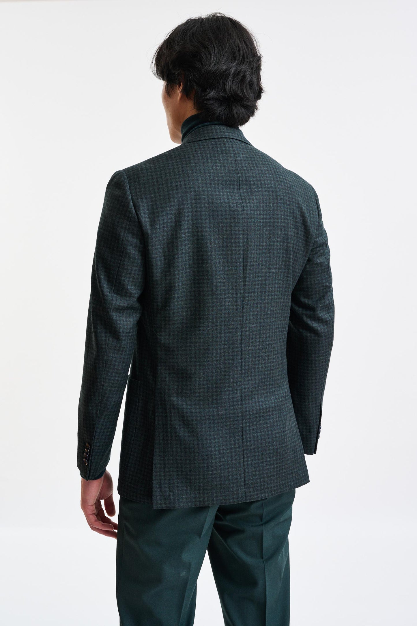 Dark Green Wool Soho Jacket Trend - Image 7