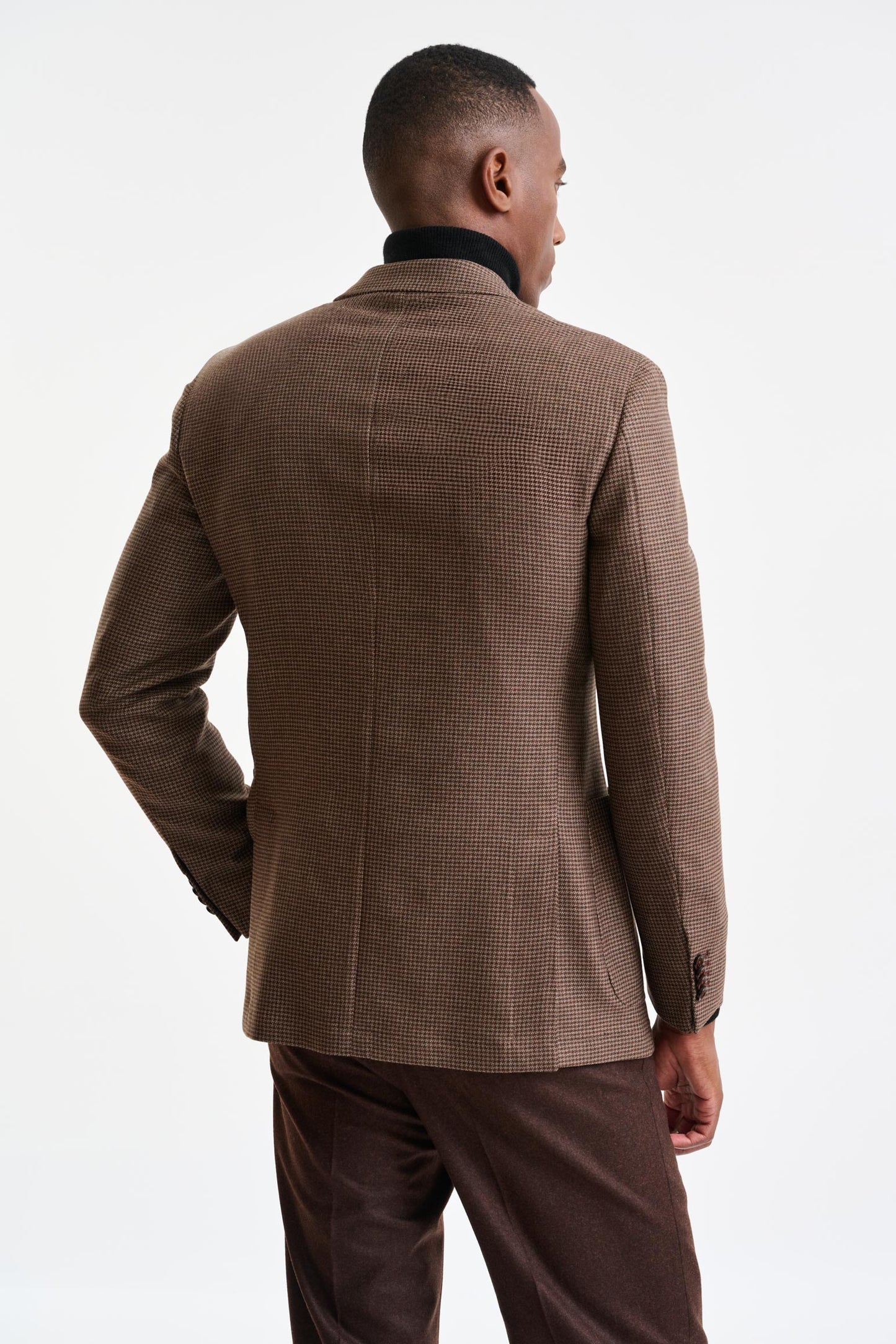 Medium Brown Wool Soho Jacket Autumn Leaves - Image 8
