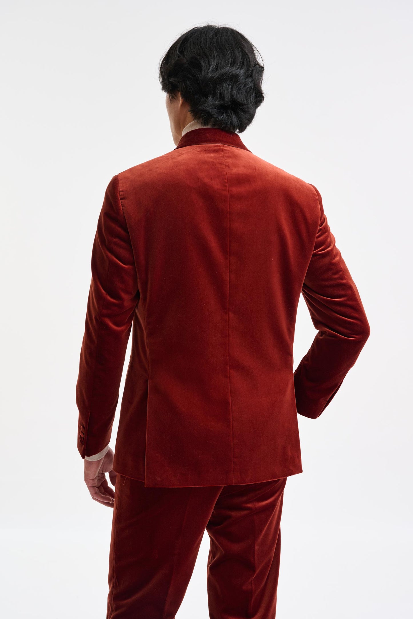 Medium Brown Cotton Soho Jacket Fine Velvet - Image 8