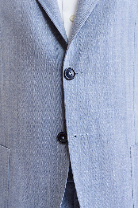 Medium Blue Wool & Cashmere Kenton Jacket Jazz Image 5