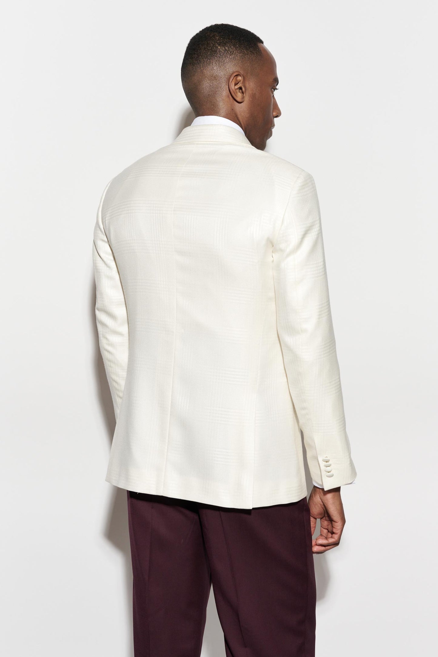 White Wool & Silk Soho Jacket Nobility