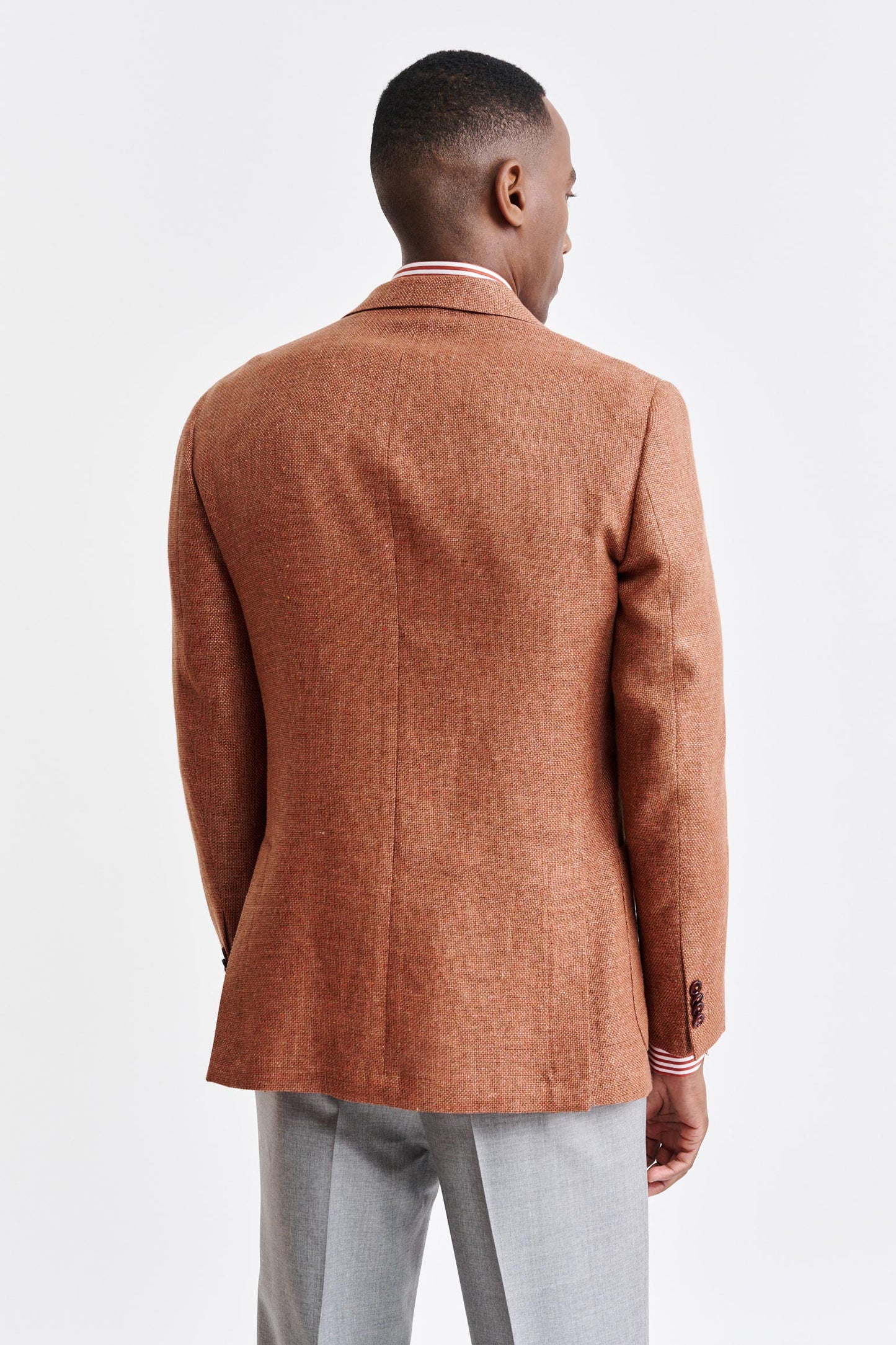 Medium Orange Wool & Linen Soho Jacket Jazz