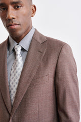 Medium Brown 100% Wool Super 130's Soho Jacket Jazz