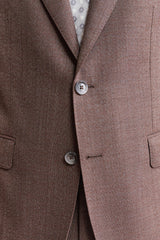 Medium Brown 100% Wool Super 130's Soho Jacket Jazz