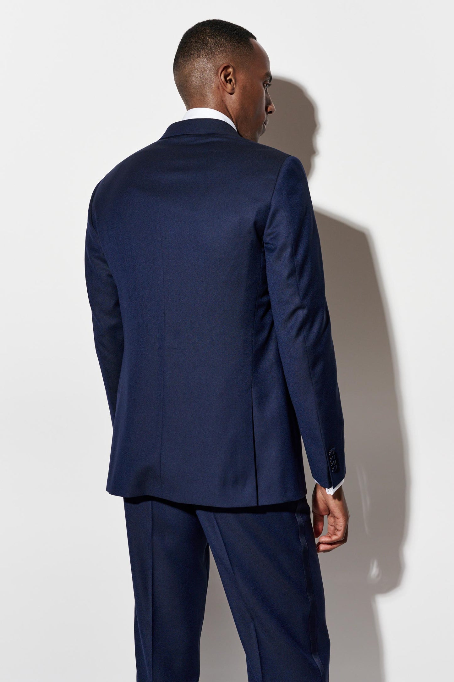 Donkerblauwe Soho Tuxedo Jazz van 100% Super 120's Wol