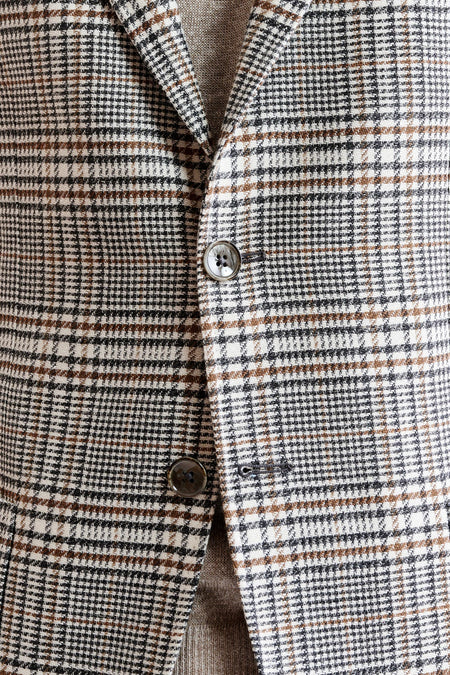 Light Grey Wool & Linen Kenton Jacket Riviera Trend Image 4