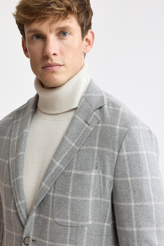 Veste légère « Kenton » Mistral, en laine et soie, gris clair