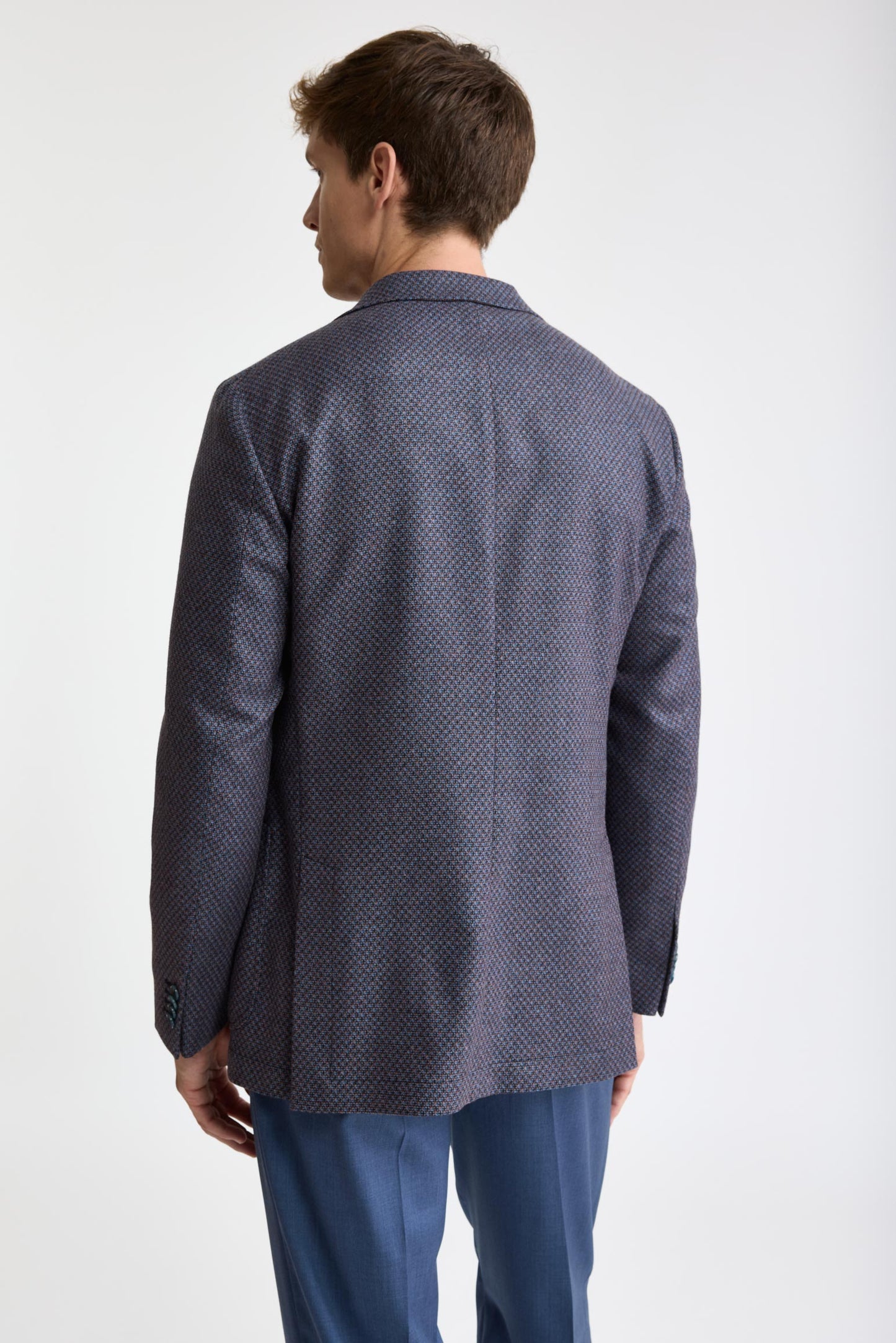 Dark Blue Wool & Cashmere Kenton Light Jacket Mistral