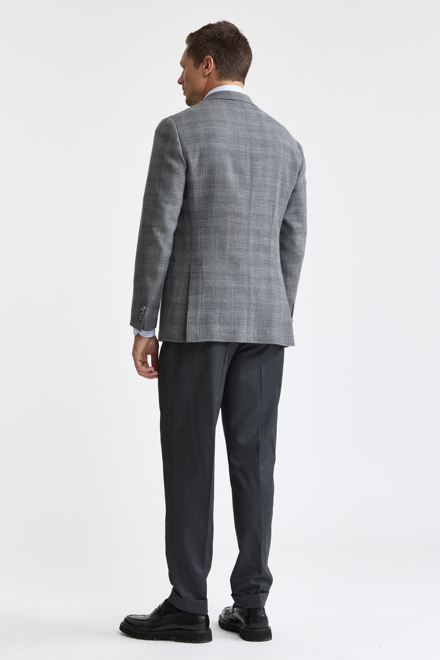 Medium Grey 100% Wool Soho Jacket Mistral