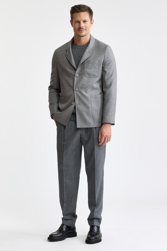 Veste Camden « Bliss » en cachemire 100 %, gris clair