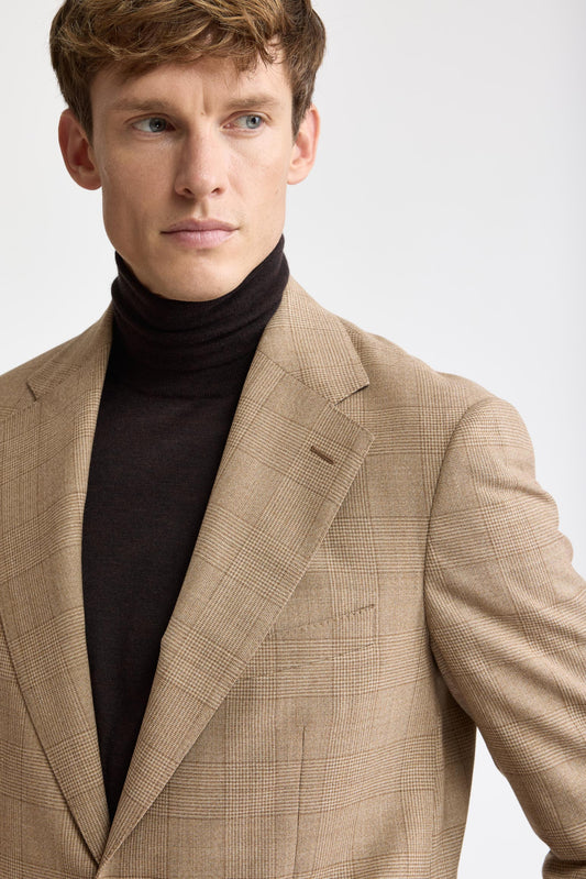 Medium Beige 100% Wool Soho Jacket Freestyle