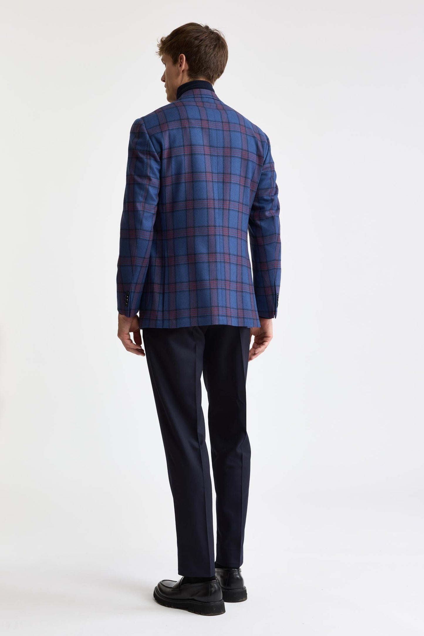 Medium Blue Wool & Cashmere Soho Jacket Mistral