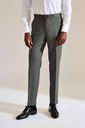Morning Suit Trouser Festival Grey Stripe - View 1