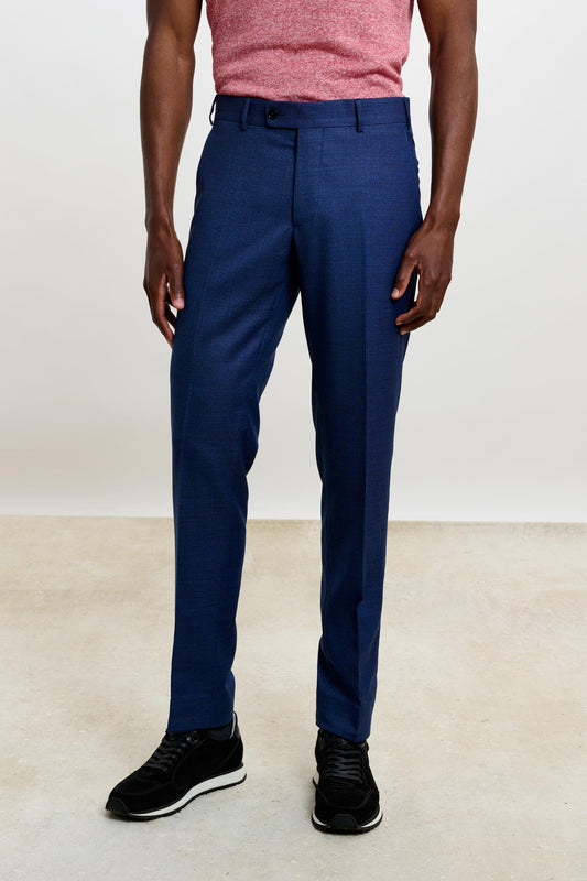 Farley Trouser Crossover Plain Blue - View 1