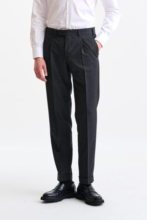 Grey 100% Wool Farley Trousers Freestyle - Image 1