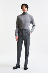 Grey 100% Wool Farley Trousers New Deluxe - Image 2