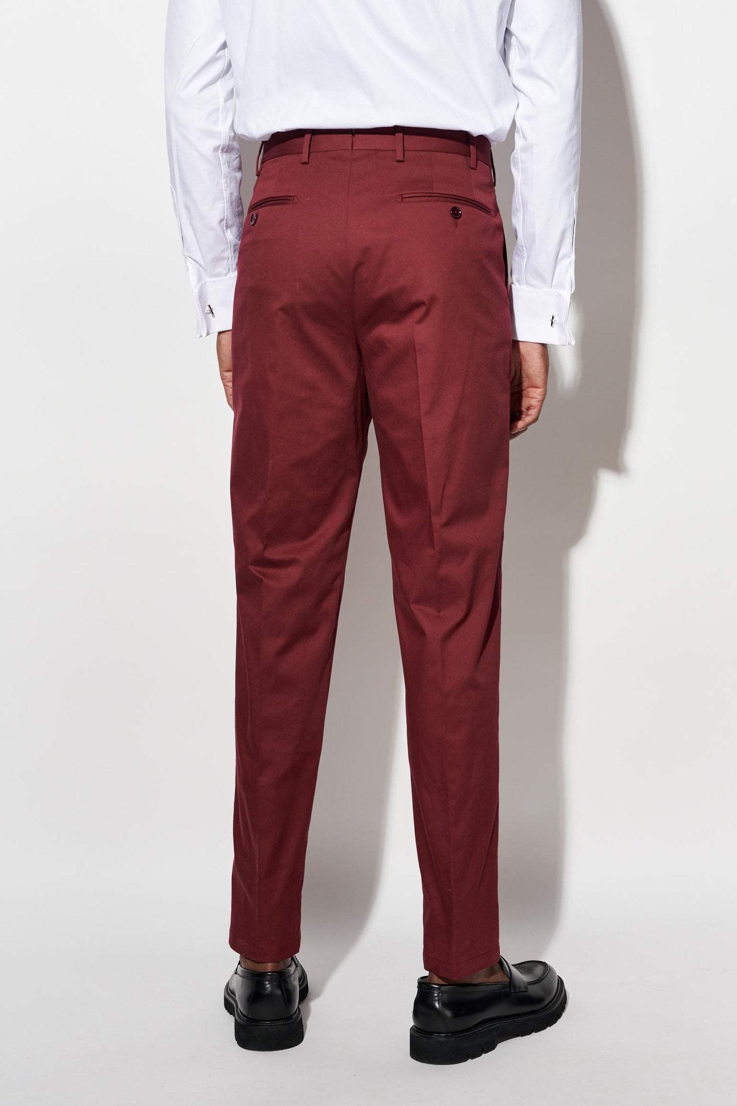 Rote Baumwollhose Xander Cashmere Cotton