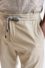 Light Brown Cotton Marden Trousers Cashmere Cotton Image 4